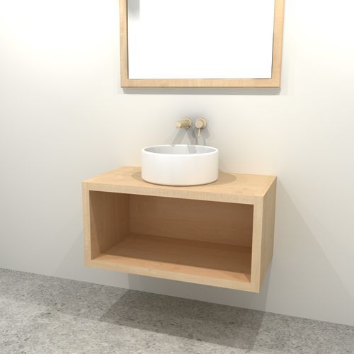 Kasten Vanity 900 - Bamboo Wood