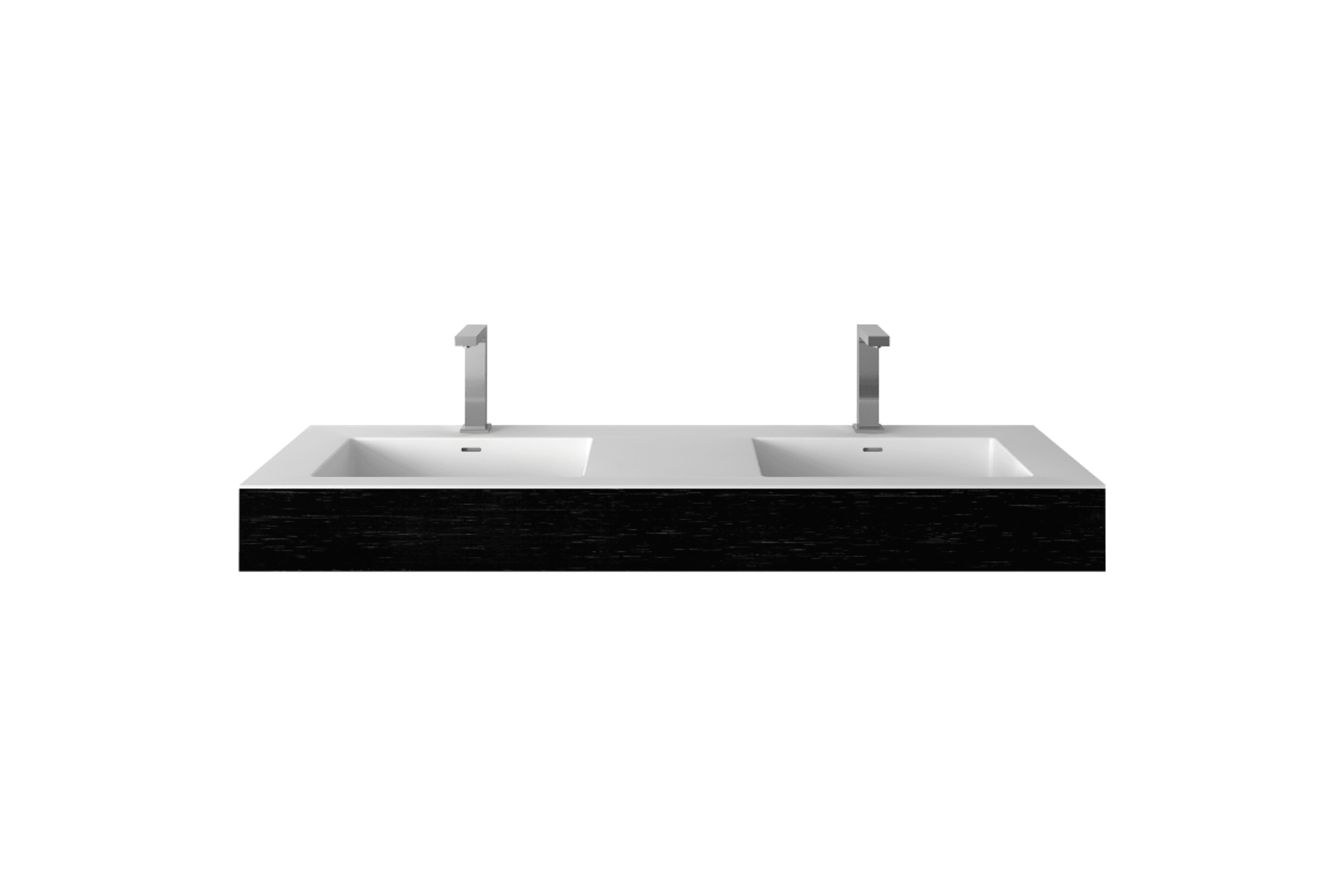 G38562-C Wall Hung Solid Surface Timber Vanity