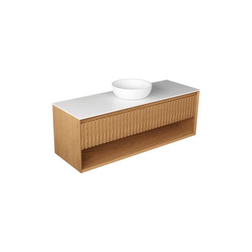 Plato Largo 1500 Open Shelf Wall Hung Vanity Range