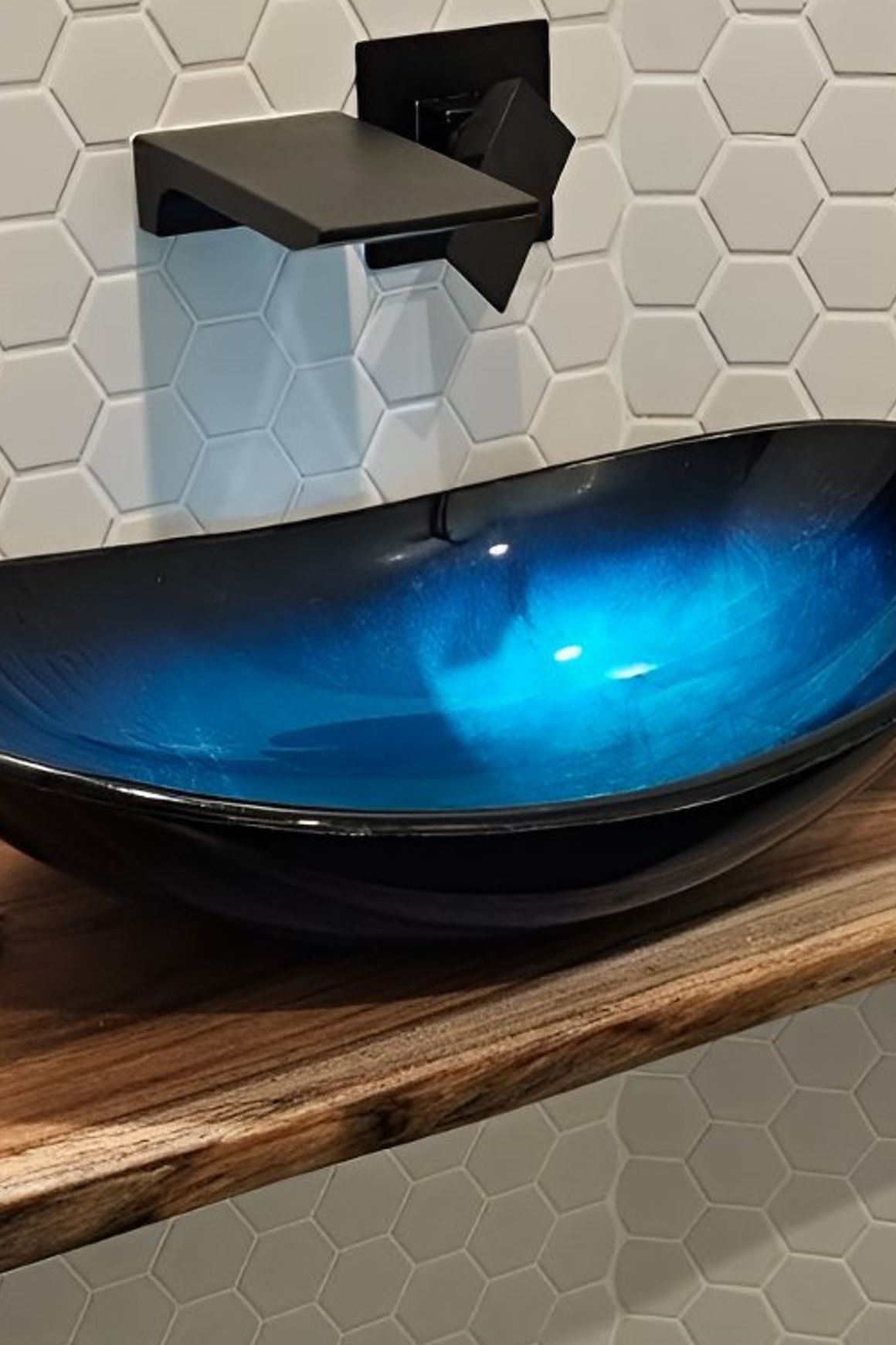 Floating Bathroom Vanity — Tasmanian Blackwood