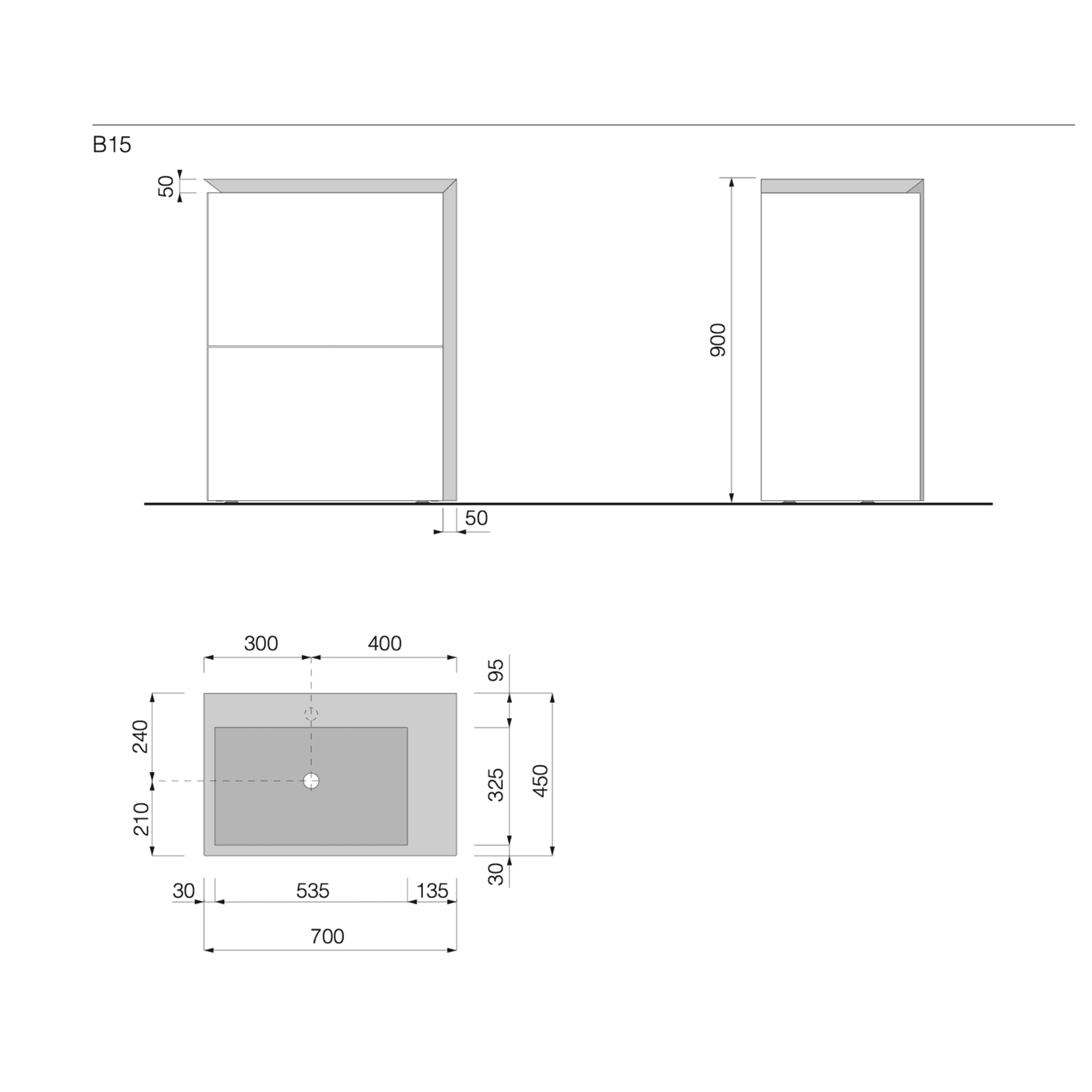 B15 Bathroom System by Boffi