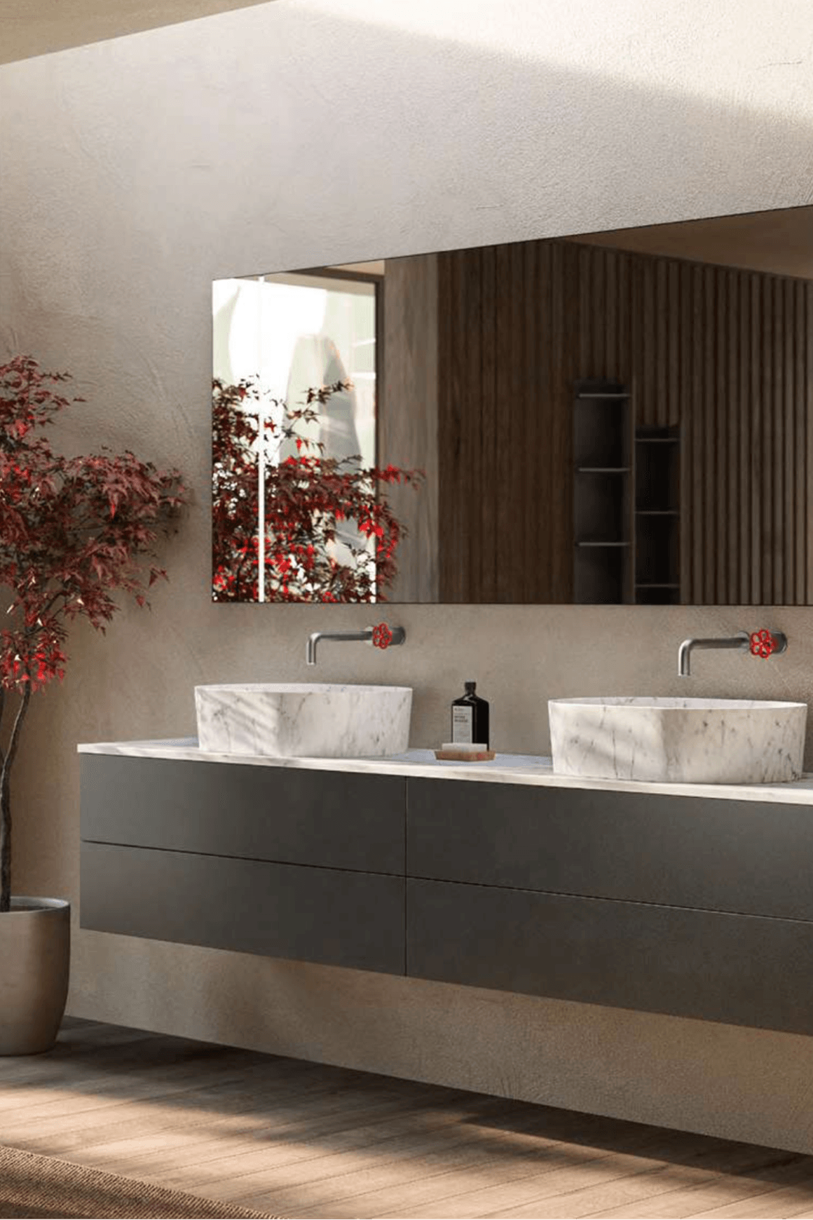 Simple Bathroom System by Boffi