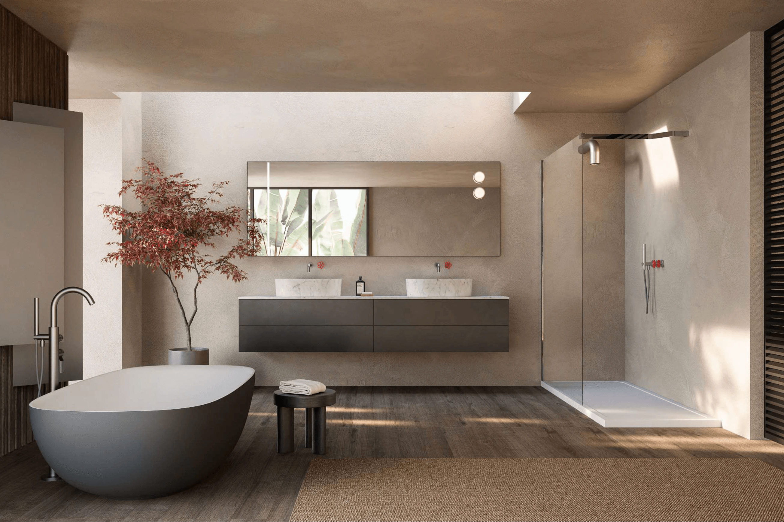 Simple Bathroom System by Boffi
