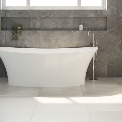 DreamLine Caribbean 60 in. x 42 in. Acrylic Freestanding Flatbottom Soaking  Bathtub in White BTCB6041HFXXC00 - The Home Depot