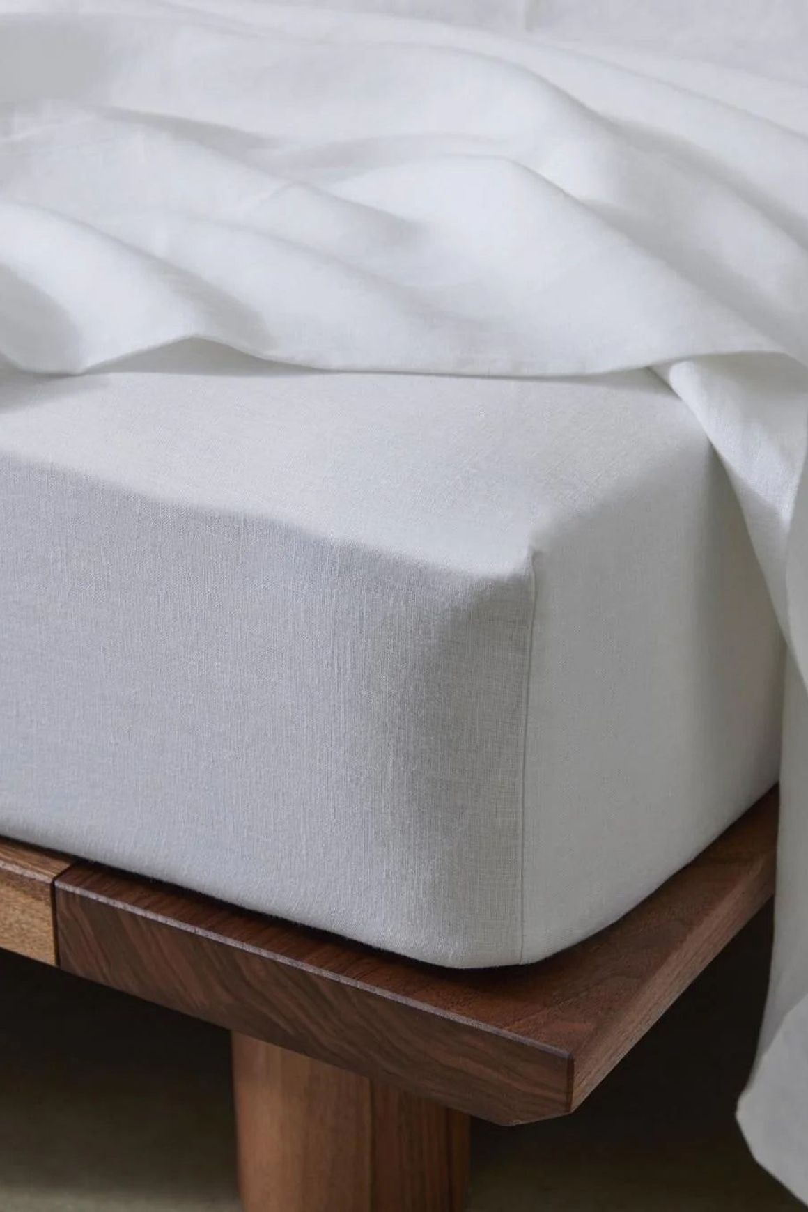 Ravello Linen Flat Sheet - White | Weave Home Bed Linen