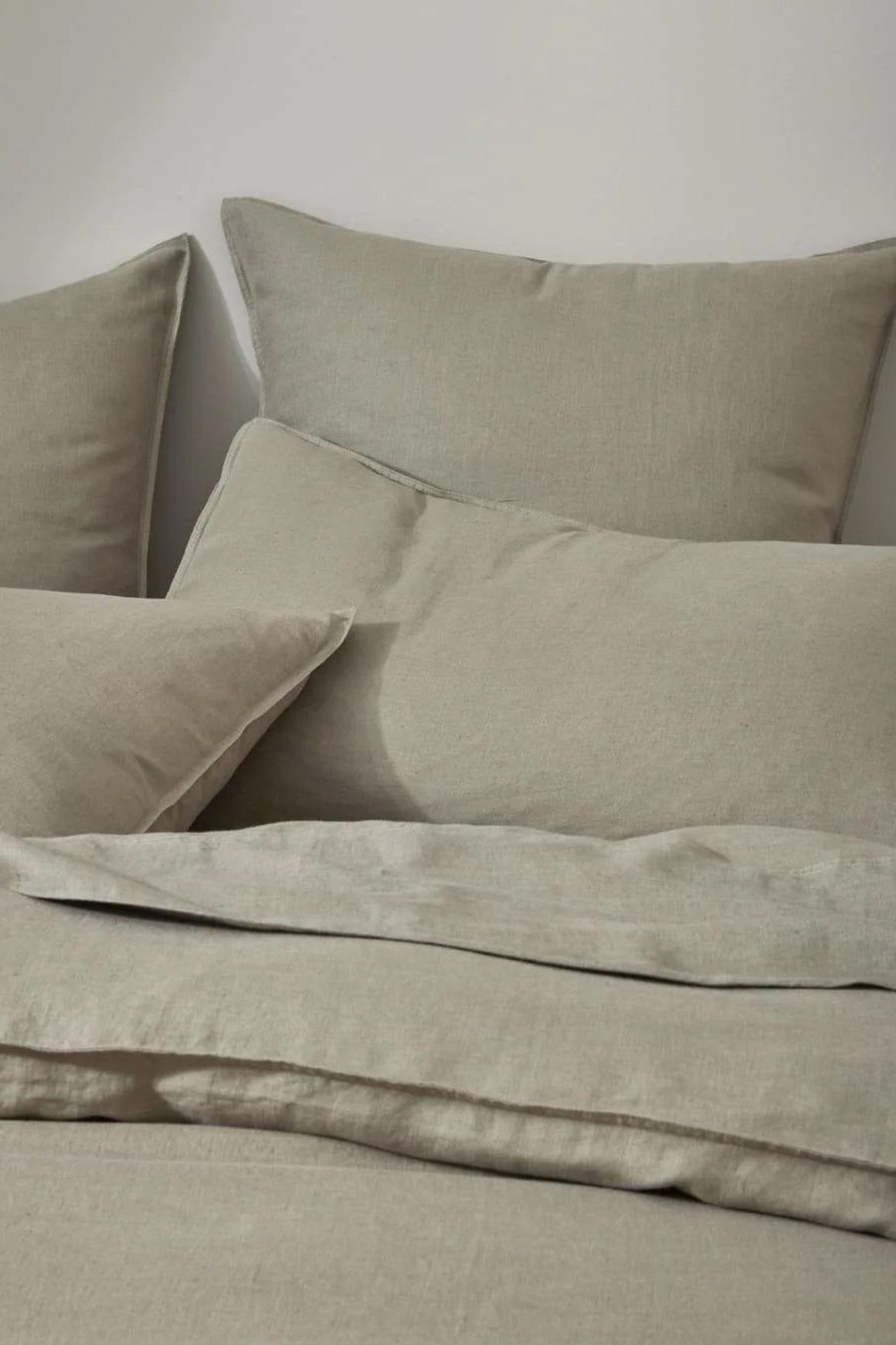 Ravello Linen Flat Sheet - Caper | Weave Home Bed Linen
