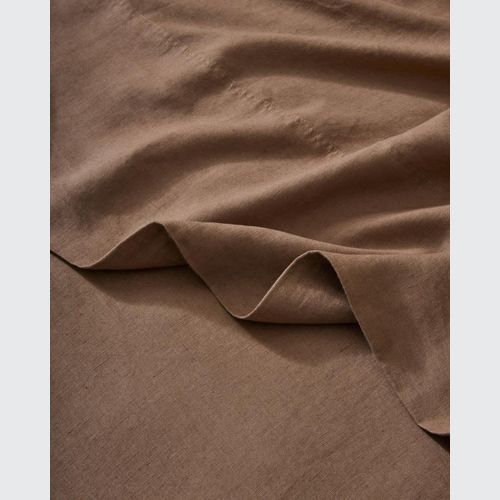 Ravello Linen Flat Sheet - Biscuit | Weave Home Bed Linen