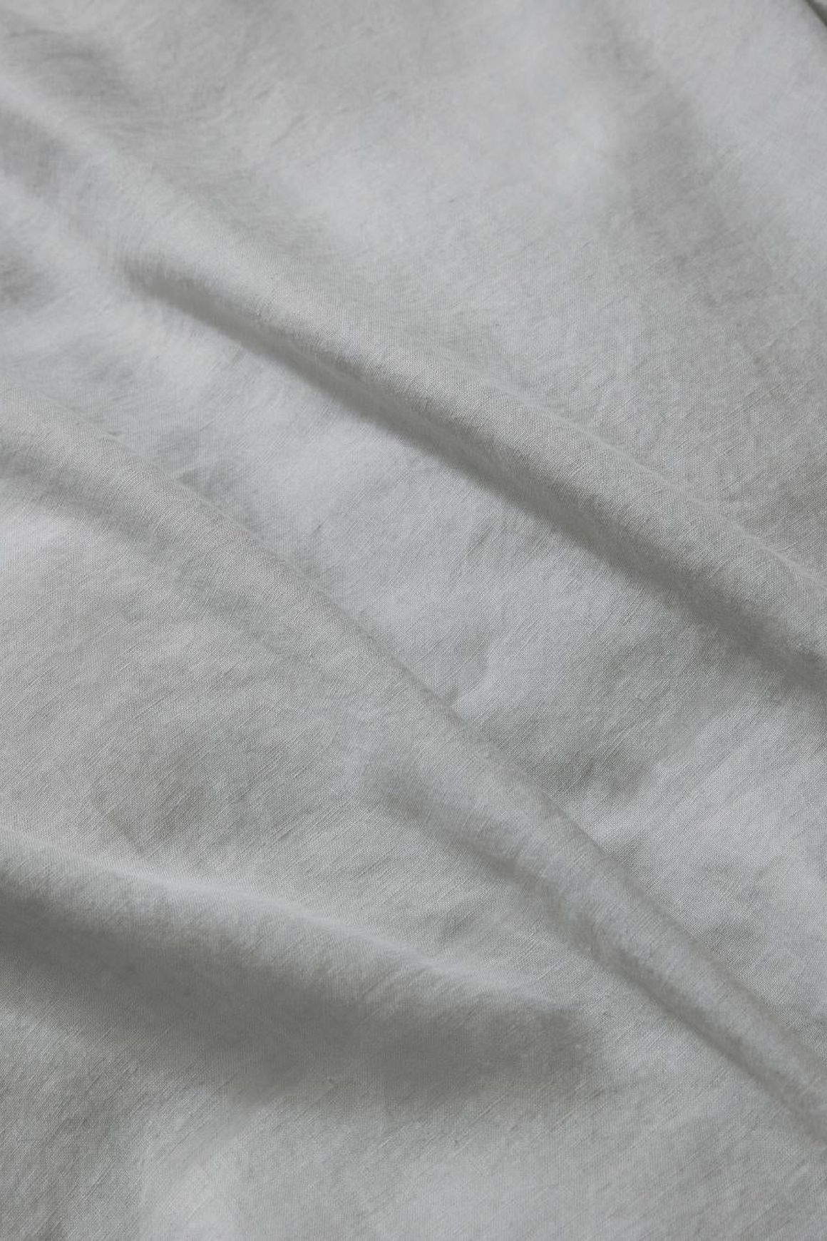 Ravello Linen Flat Sheet - Silver | Weave Home Bed Linen