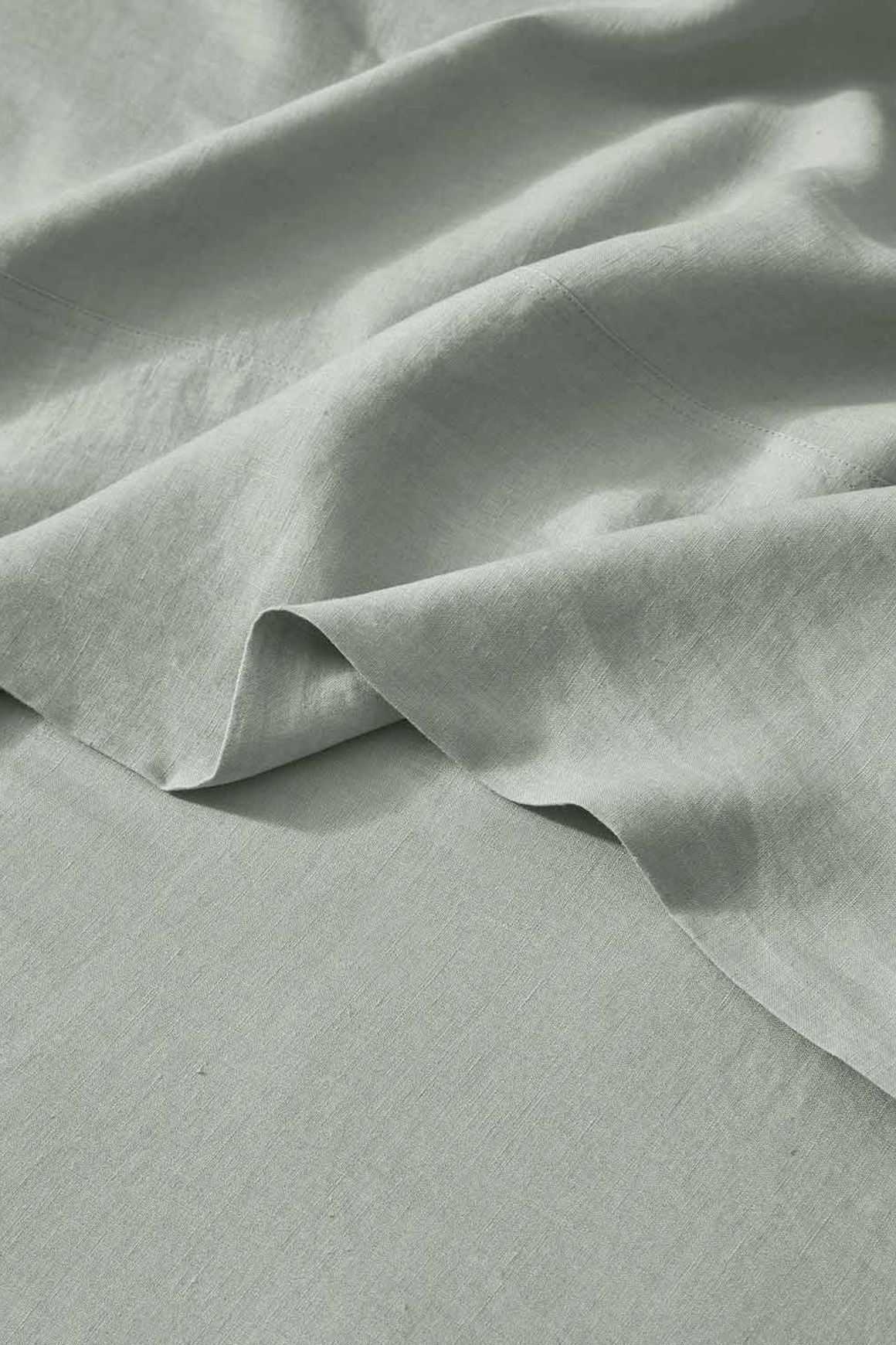 Ravello Linen Quilt Cover - Sage | Weave Home Bed Linen