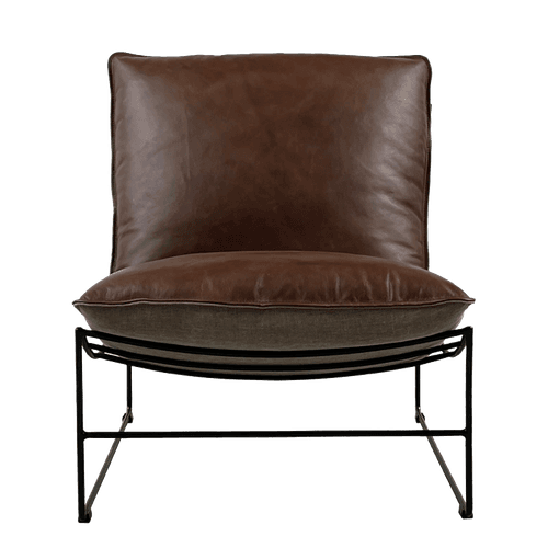 Leonardo Leather Lounge Chair