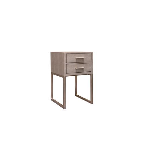 CLARENCE 2 Drawer Bedside Table