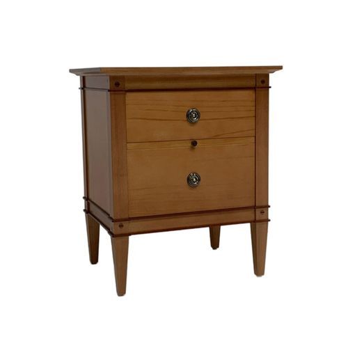 Trenail Bedside Cabinet 2 Drawer/Slide