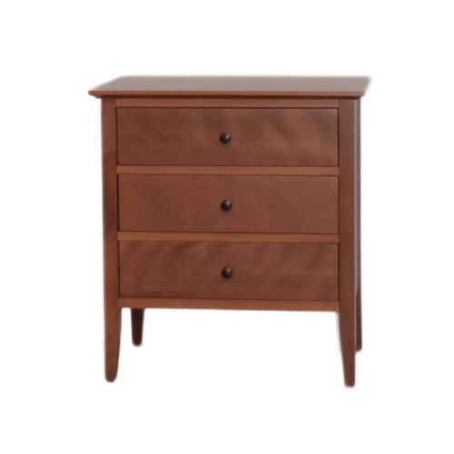 Eden Bedside Cabinet 3 Drawer Large