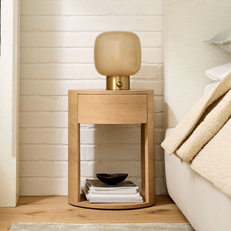 Claremont Round Bedside Table