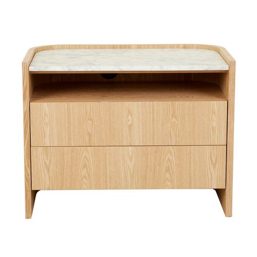 Elsie Two Drawer Bedside