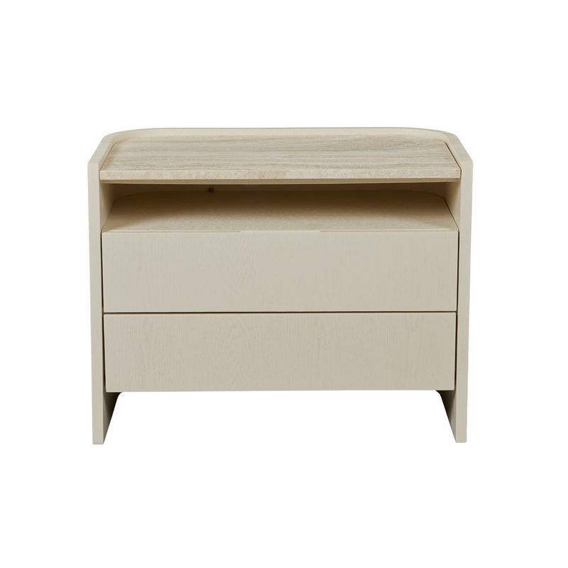 Elsie Two Drawer Bedside