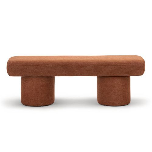 Nico 140cm Bench Seat | Rust Orange