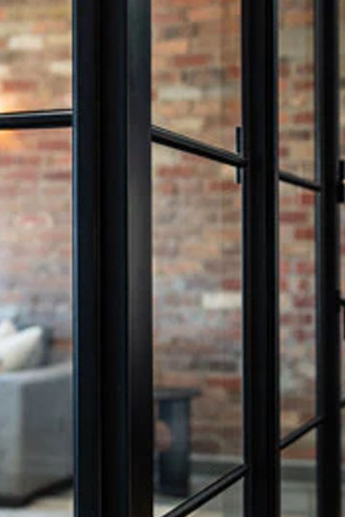 Steel Frame Glass Bifold Doors - Galvanised FPS50