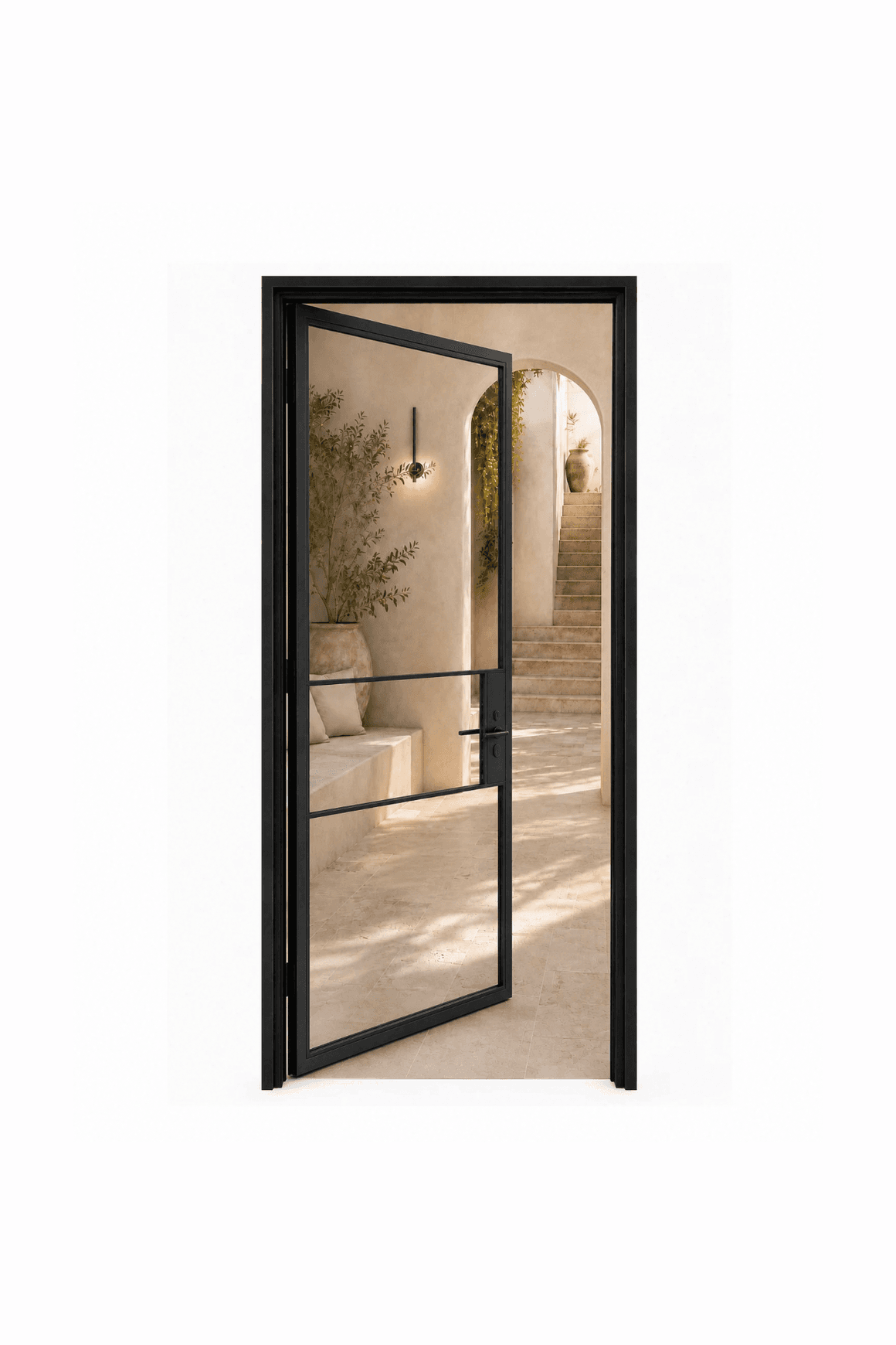 3-Panel Single Steel Door l SD1 l Steel Doors