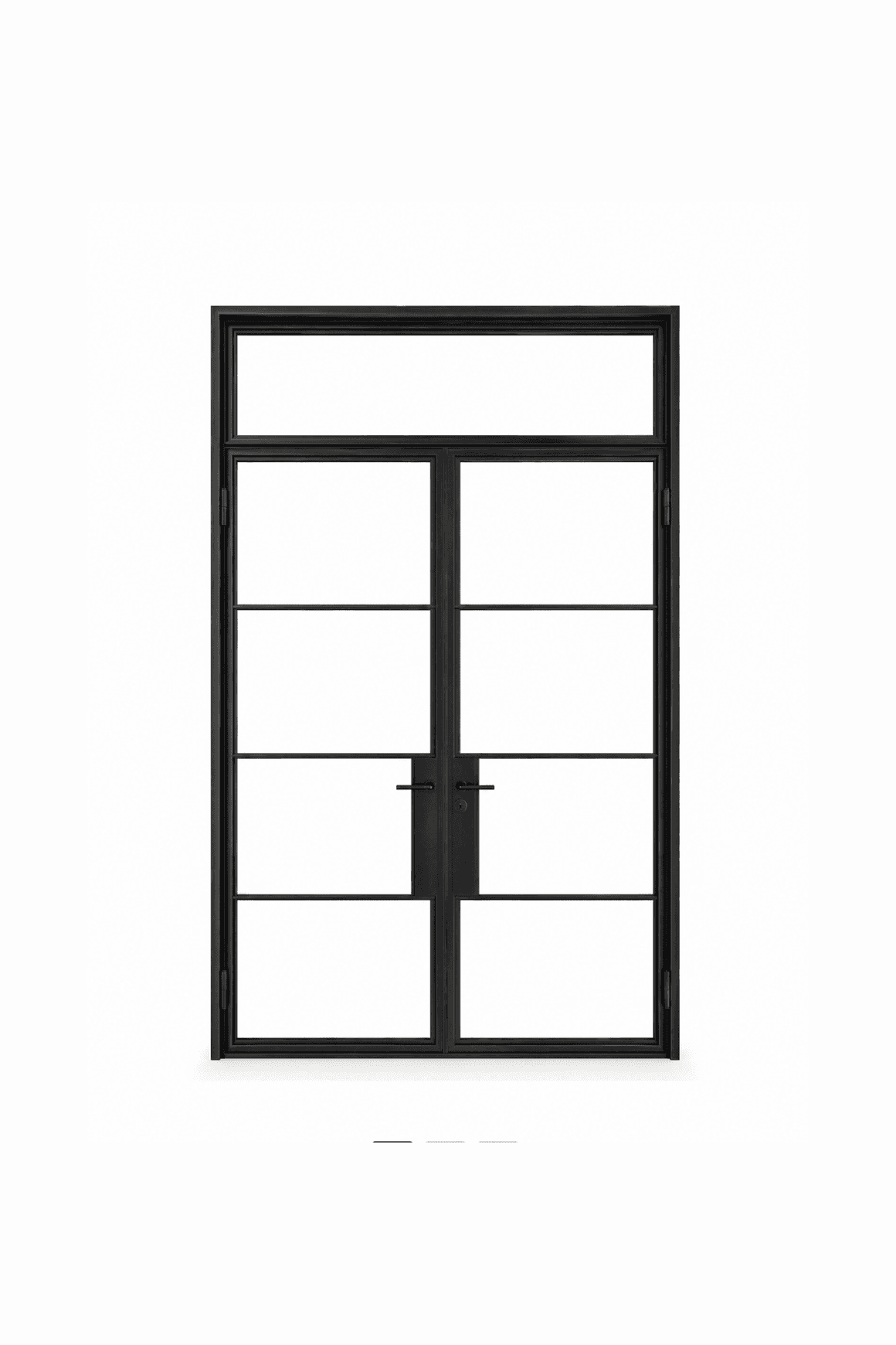 Double French Door with Transom l SD9 l Steel Doors