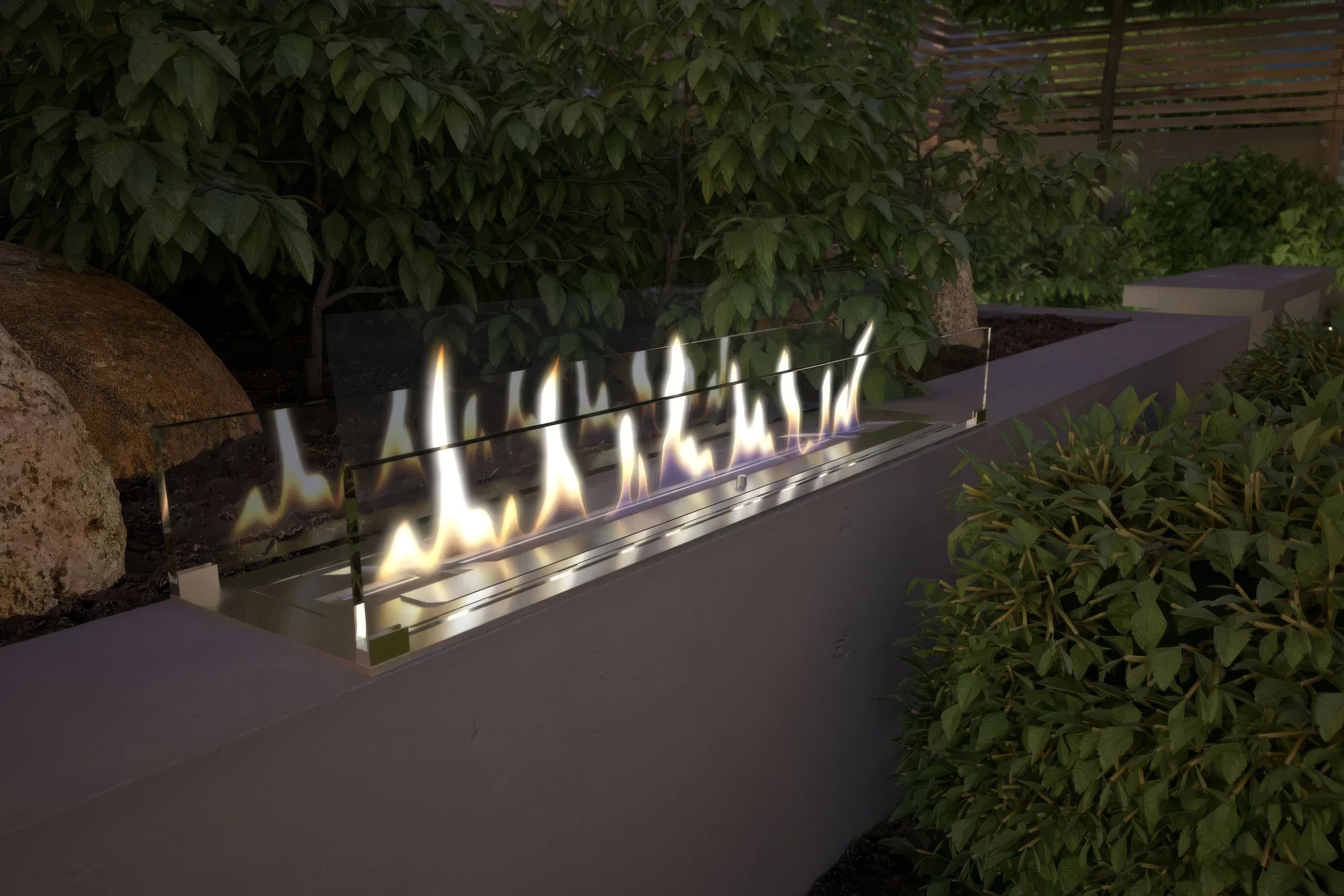 Decoflame BEV Outdoor Built-In Fireplace
