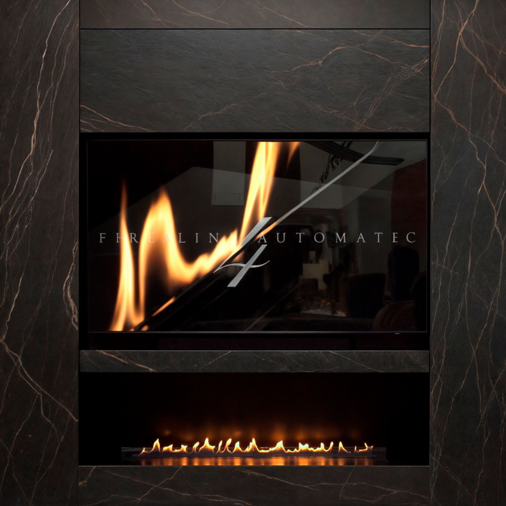 Nex Media Wall Ethanol Fireplace