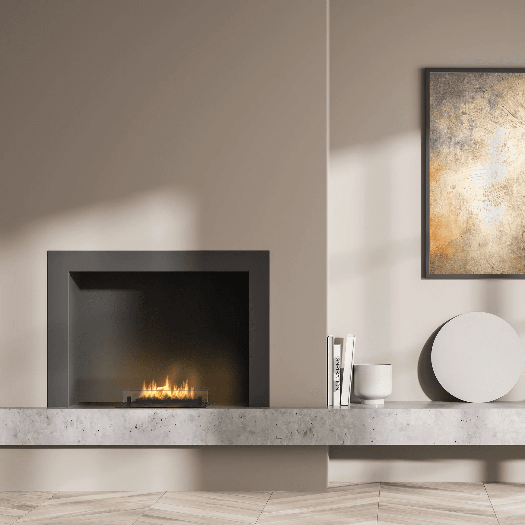 Planika Senso Bioethanol Fireplace In Casing