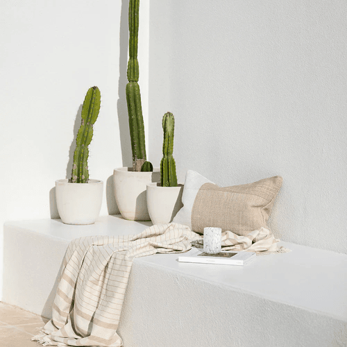 Baya Banksia Throw - Almond | Summer Outdoor Style