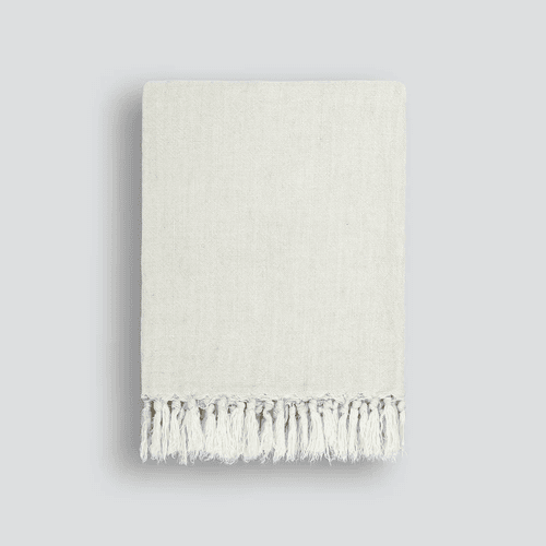 Baya Millhouse Throw - Almond | 100% Linen