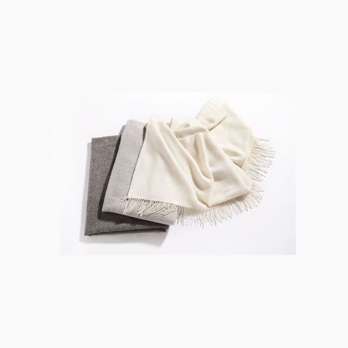 Fischbacher 1819 Alpaca Throw - Puro Cream