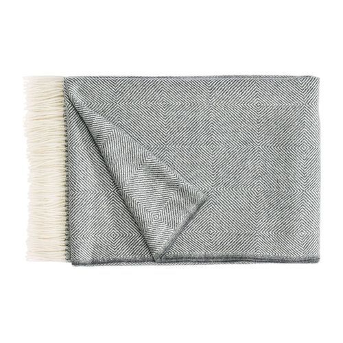 Fischbacher 1819 Alpaca Throw - Noble Grey