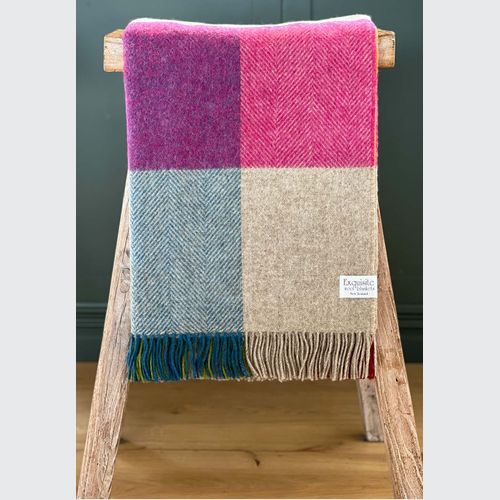 NZ Wool Throw - Harland Multi | 100% Pure Wool