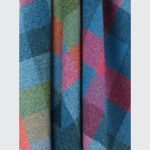 NZ Wool Throw - Harlequin Tutti Frutti | 100% Pure NZ Wool