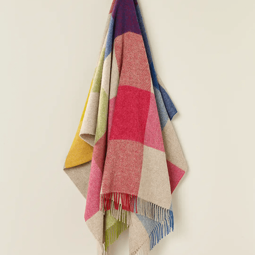 NZ Wool Throw - Harland Multi | 100% Pure Wool