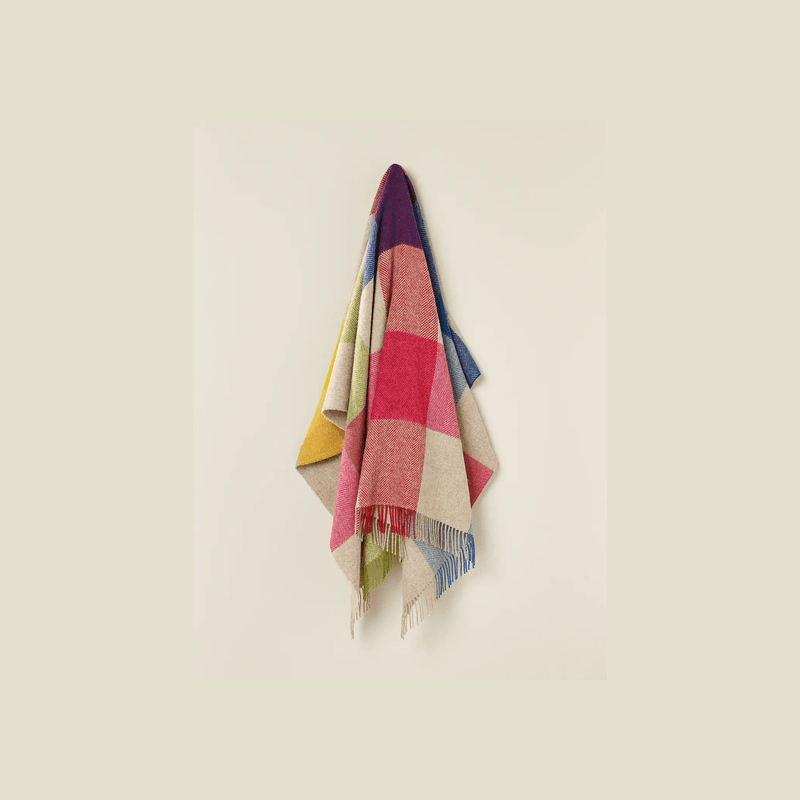NZ Wool Throw - Harland Multi | 100% Pure Wool