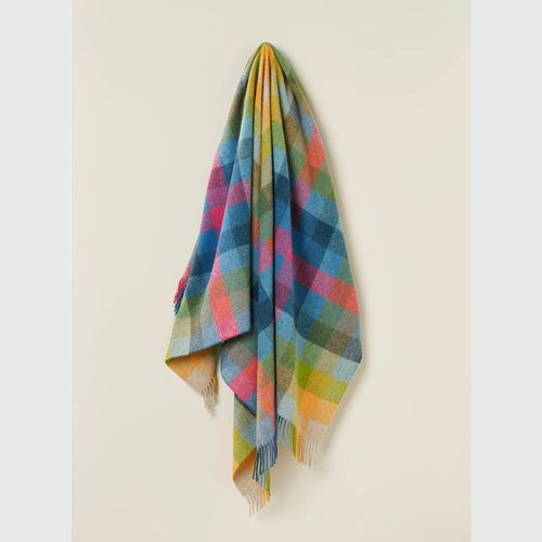 NZ Wool Throw - Harlequin Tutti Frutti | 100% Pure Wool