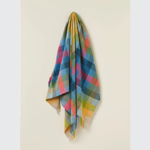 NZ Wool Throw - Harlequin Tutti Frutti | 100% Pure NZ Wool