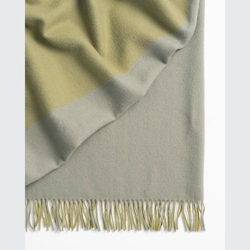 Weave Home Fiord Throw Blanket - Moss | 100% Premium Wool