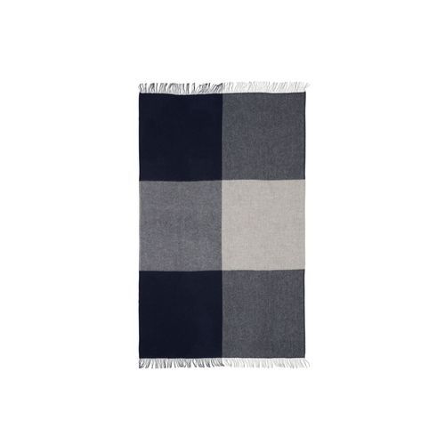 Weave Home Riverton Throw Navy | 100% Wool | Large Size