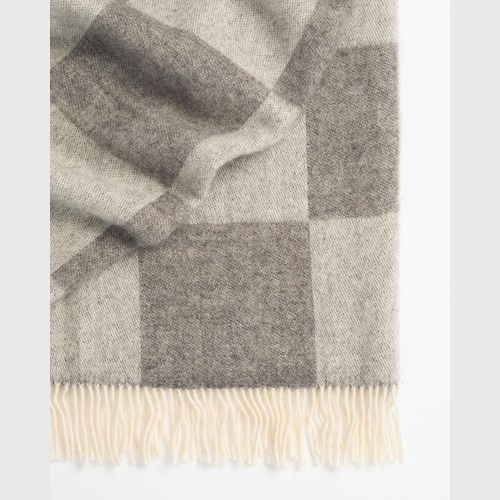 Weave Home Lake Hayes Throw Blanket - Ash | 100% Wool | Large Size