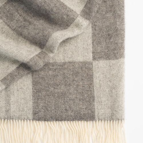 Weave Home Lake Hayes Throw Blanket - Ash | 100% Wool | Large Size