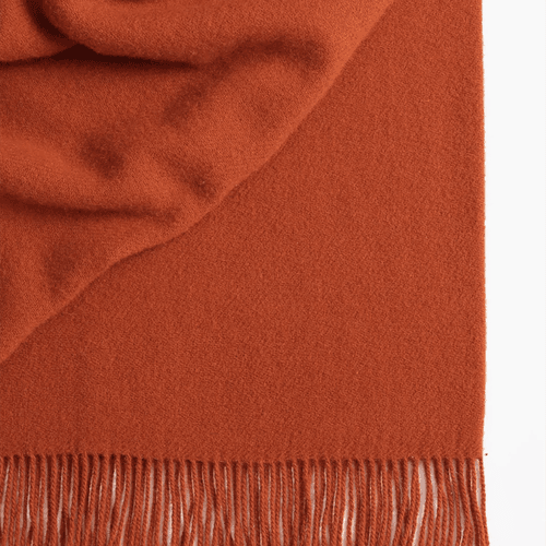 Weave Home Nevis Throw Blanket - Umber | NZ Lambswool