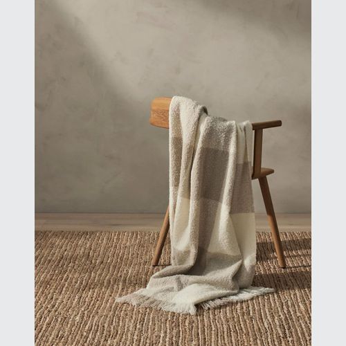 Weave Home Havelock Throw Blanket - Natural | NZ Made