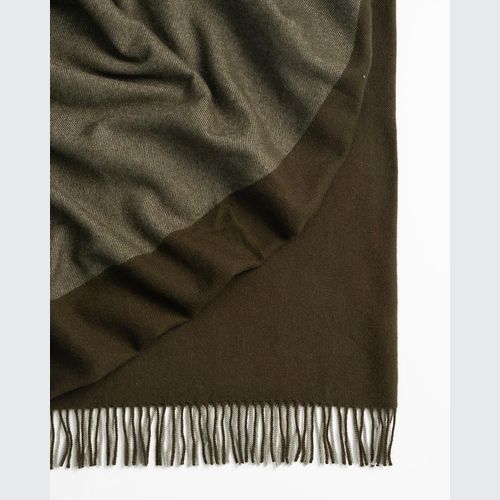Weave Home Fiord Throw Blanket - Kelp | 100% Premium Wool