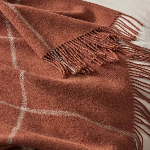 Weave Home Ranfurly Throw - Earth | 100% Wool | Large Size