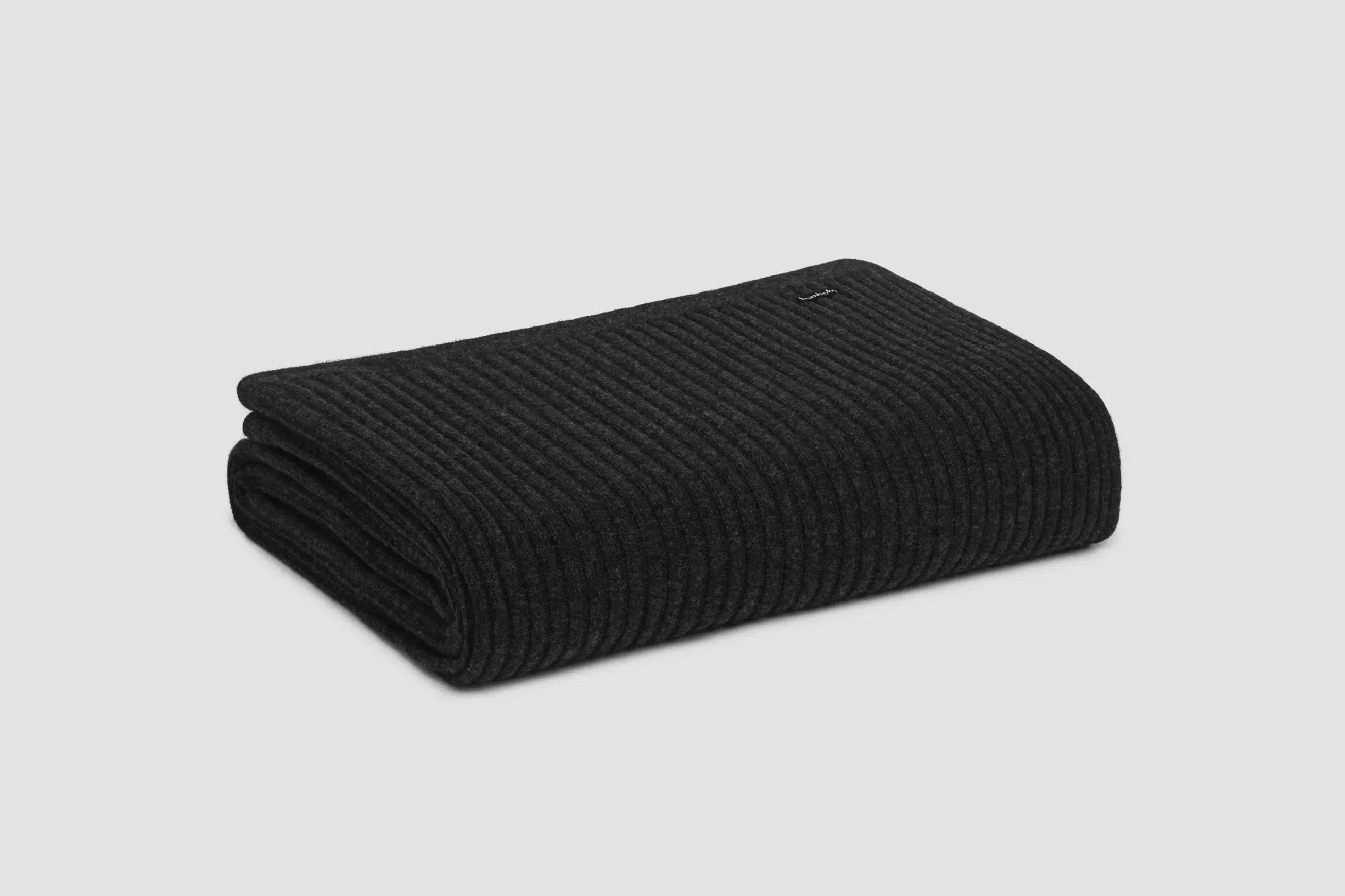 Wide Rib Angora & Merino Wool Throws