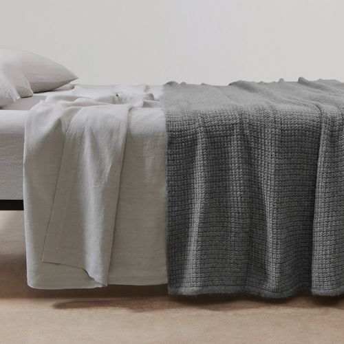 Chunky Box Angora & Merino Wool Throws