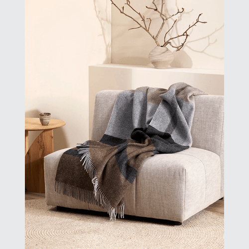 Baya Brunswick Throw - Bracken | Pure NZ Wool