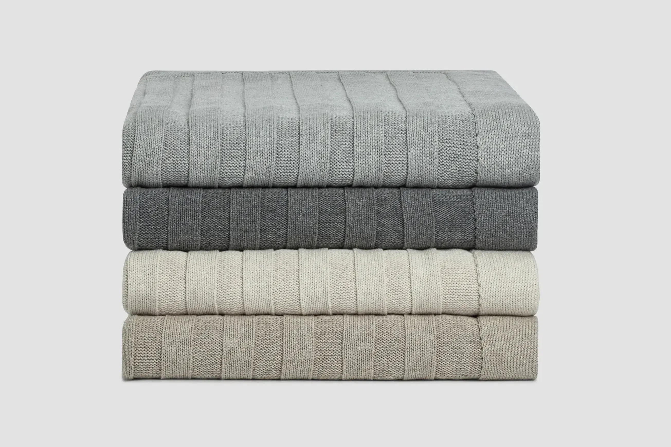 Flat Rib Cotton Throws