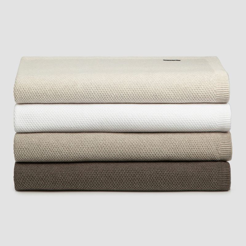 Moss Stitch Cotton Blankets